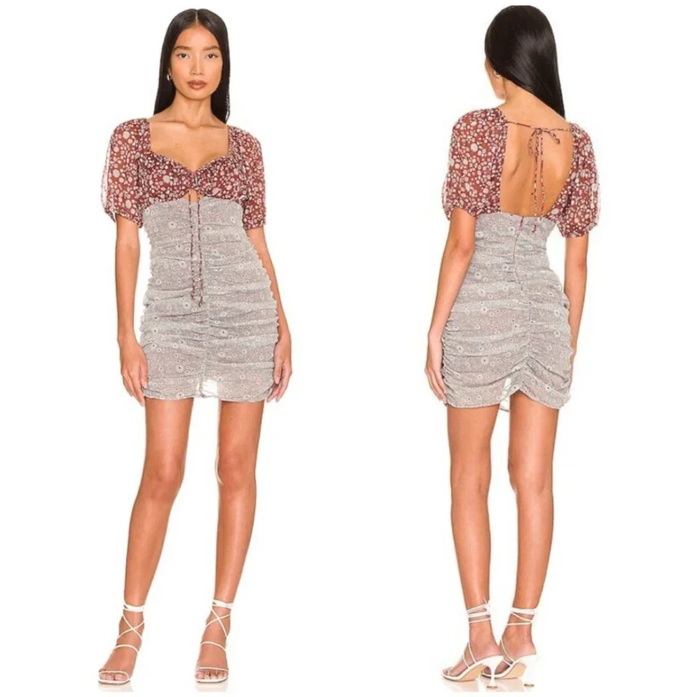 FREE PEOPLE X‎ Revolve Tessa Dress In Grey size S